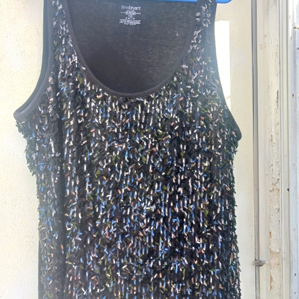 Lane Bryant Women’s Tank Top 22/24 SleevelessV Neck